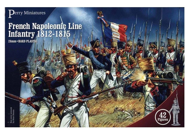 Perry Miniatures French Napoleonic Line Infantry - 42 Figures 28mm 7890₽