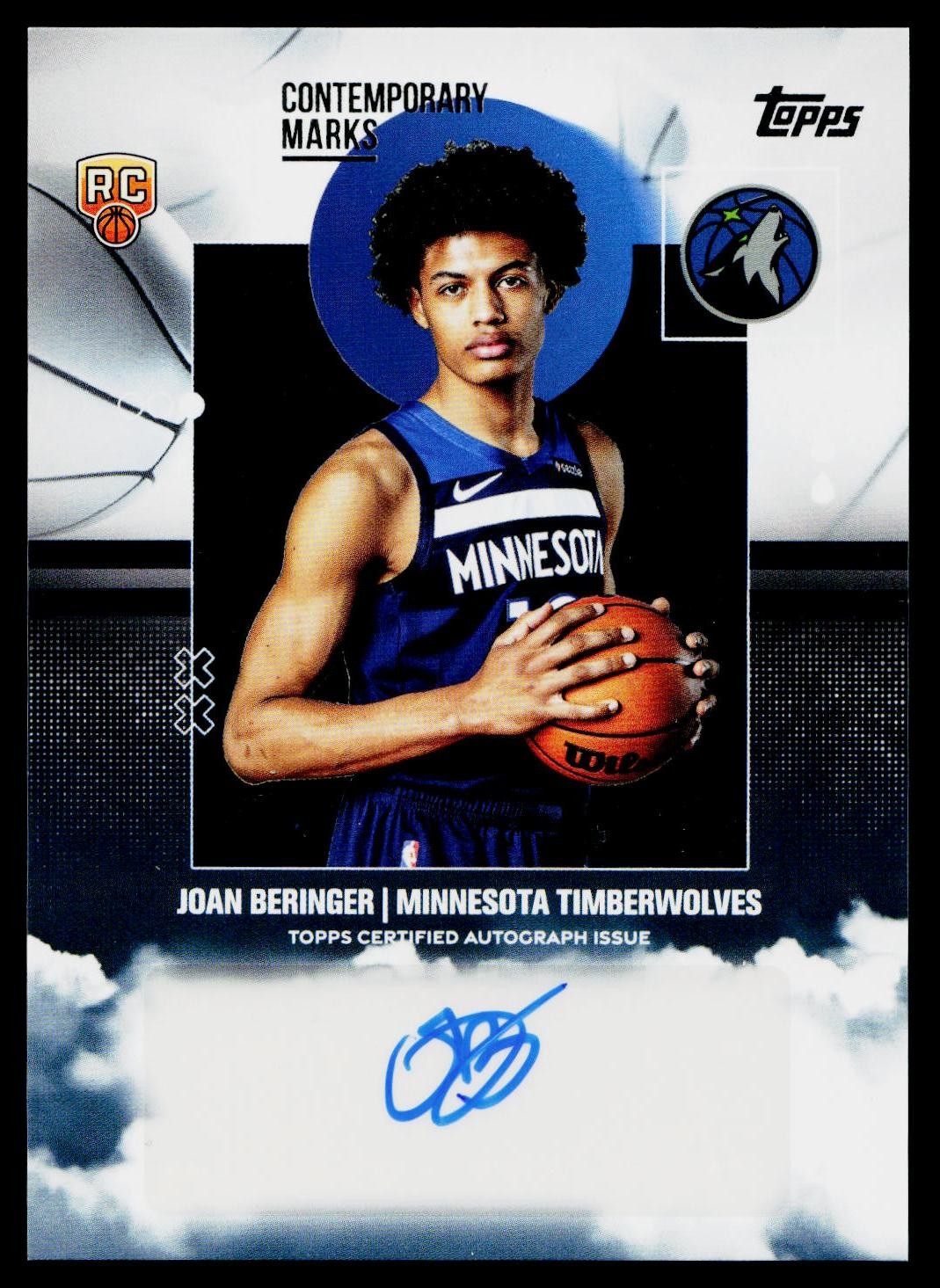 2025 Topps #CM-JB Joan Beringer Contemporary Marks Autograph RC