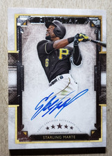 2018 Topps Five Star Starling Marte Auto Pittsburgh Pirates Autograph