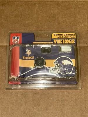 Minnesota Vikings NFL Disposable Camera Built in Flash Sealed 27 Exposures NEW