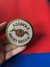 Funny Bitch Merit Badge Embroidered Patch - Sarcastic Novelty Iron-On Applique