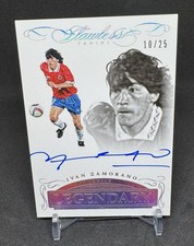2015-16 Panini Flawless Soccer Legendary Signature Ivan Zamorano /25 Chile