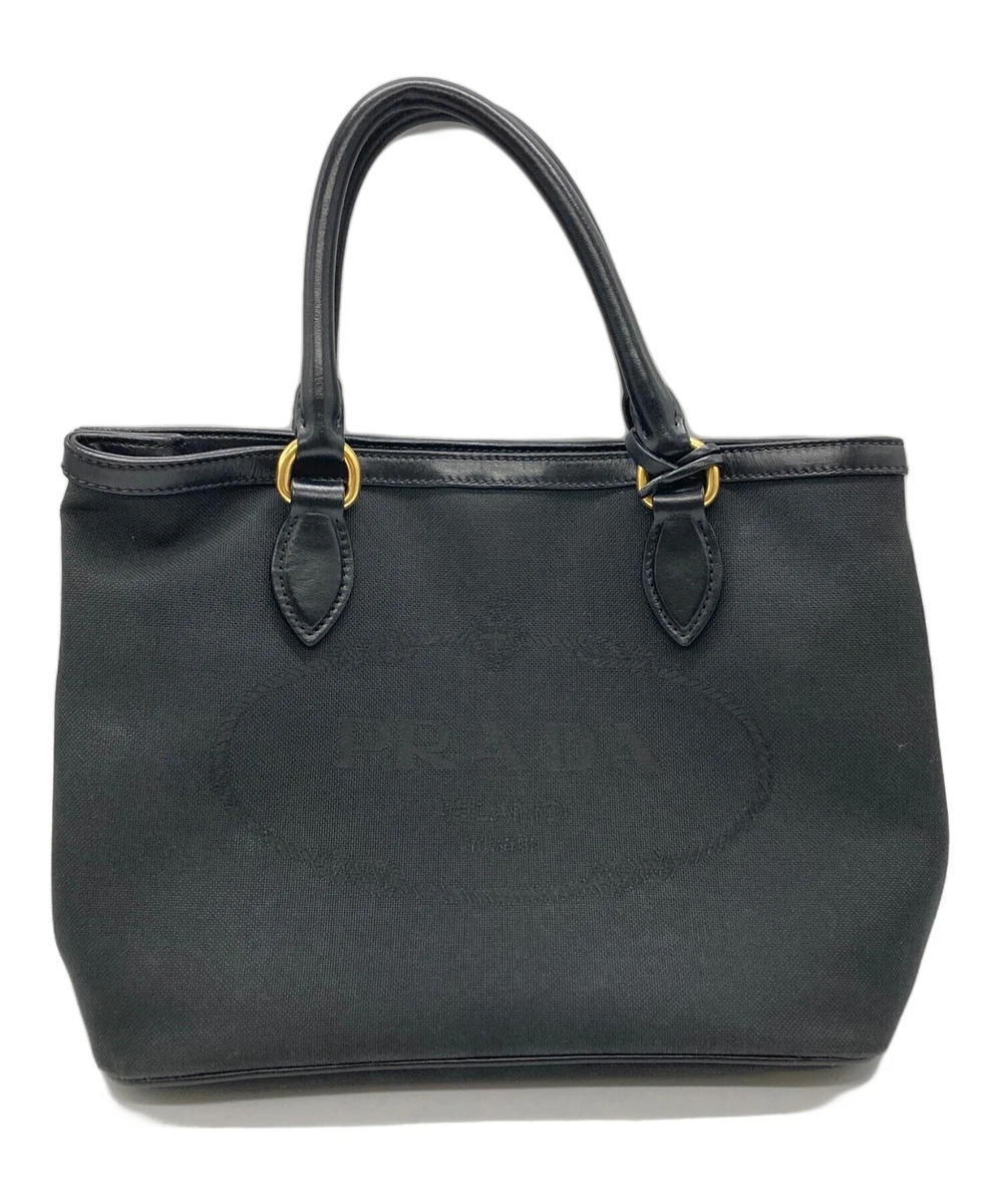 【はるき】PRADA Leather Canvas Bag Lily-of-the-valley Prada Bonnie Medium Leather Handbag | PRADA