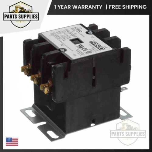 H360C PEMS 3 Pole Contactor 60 Amp 208-240V Coil for Fasco HVAC System