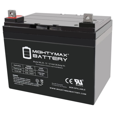 #ad Mighty Max 12V 35Ah U1 Battery Replacement for Invacare Pronto M50 M51 M61 M7 $74.99