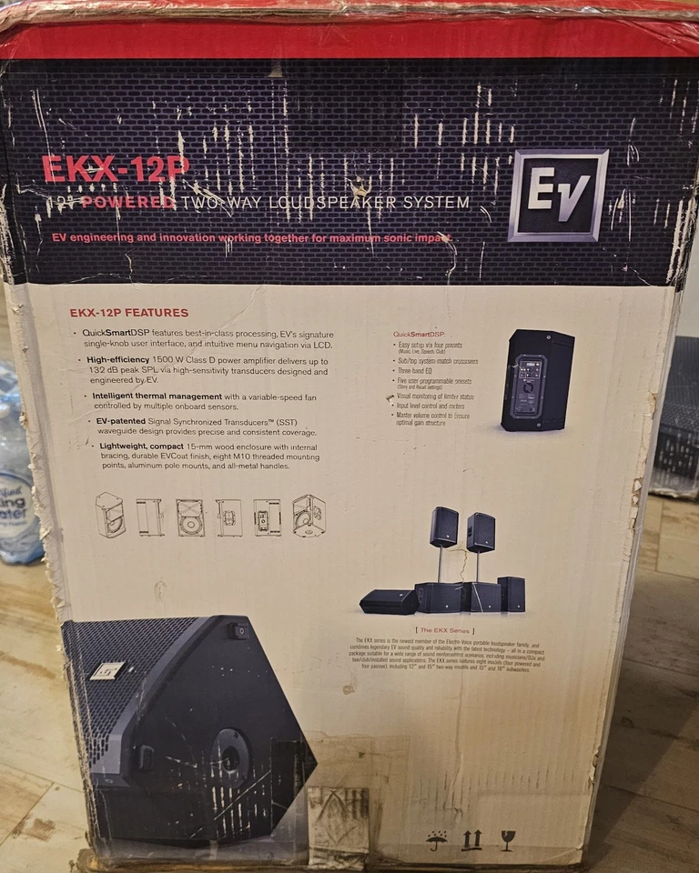 Electro-Voice EKX-12P Powered Speaker 1500W 12-inch 2 Way Loudspeaker System - Image 4 of 4