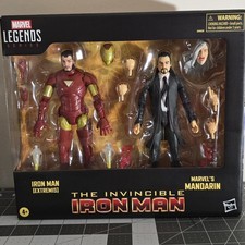 Marvel Legends Series Iron Man Extremis and Mandarin 2 Pack NEW & SEALED