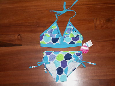 NWT Justice Girl's Turquoise Pattern A Line Dress, Size 12