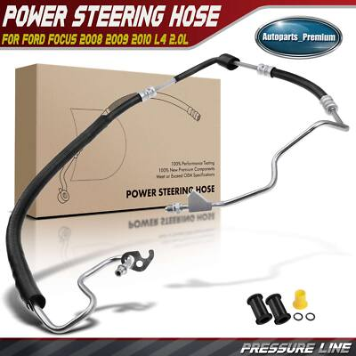 #ad Power Steering Pressure Line Hose Assembly for Ford Focus 2008 2009 2010 L4 2.0L $79.89