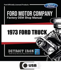 1973 Ford Truck Van Shop Manuals Wiring Diagrams Parts Books On Usb