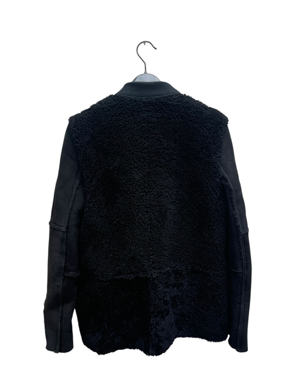 Sandro Sample Black Shearling (Leather) Jacket Si… - image 6