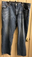 Mens Levis 541 Blue Jeans 42x30  Red Tag With 145 Year Mark On Inside Pocket