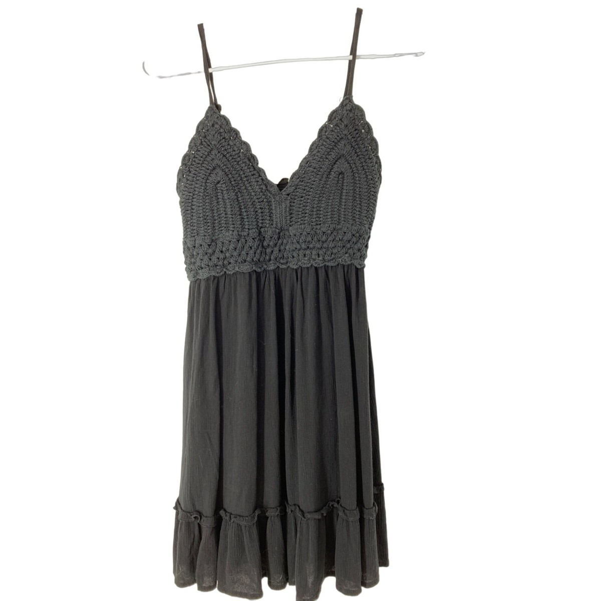 crochet smock dress Plus Woven Crochet Smock Dress