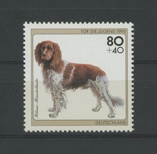 GERMANY DOGS 1995 MNH SMALL MUNSTERLANDER DOG CHIENS CANI SOBAKI HUNDE m3854