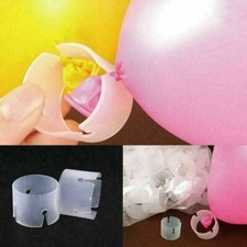 100PCS Balloon Arch Stand Connectors Clip Ring Buckle Wedding Birthday Decor