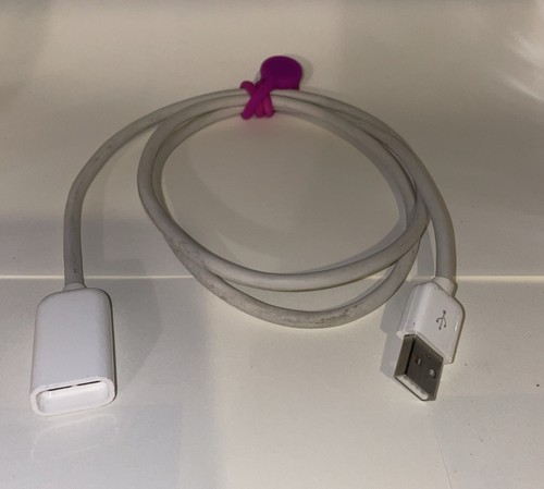 New Genuine Apple 3-Ft / 1M USB Wire Keyboard Extension Cable Cord 591-0240 - Picture 3 of 5