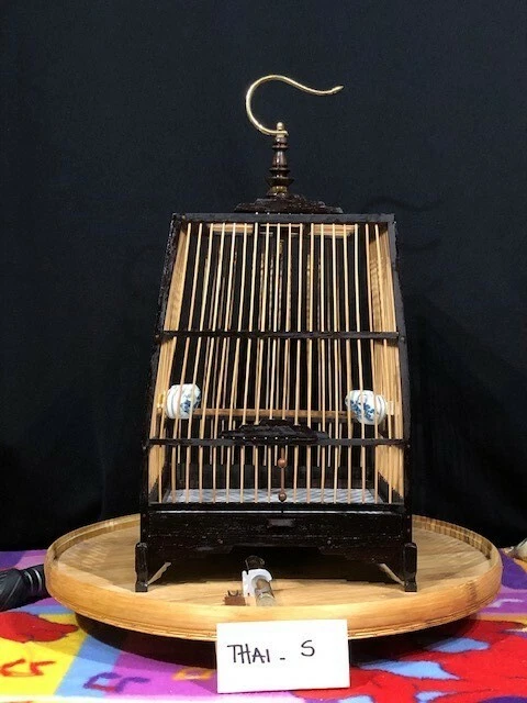 Asian Bamboo Bird Cage Thai S