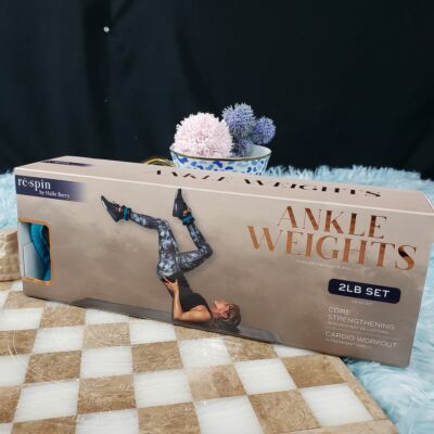 Halle Berry Multicolor Ankle Weights 2 LB Set  Small  NEW!