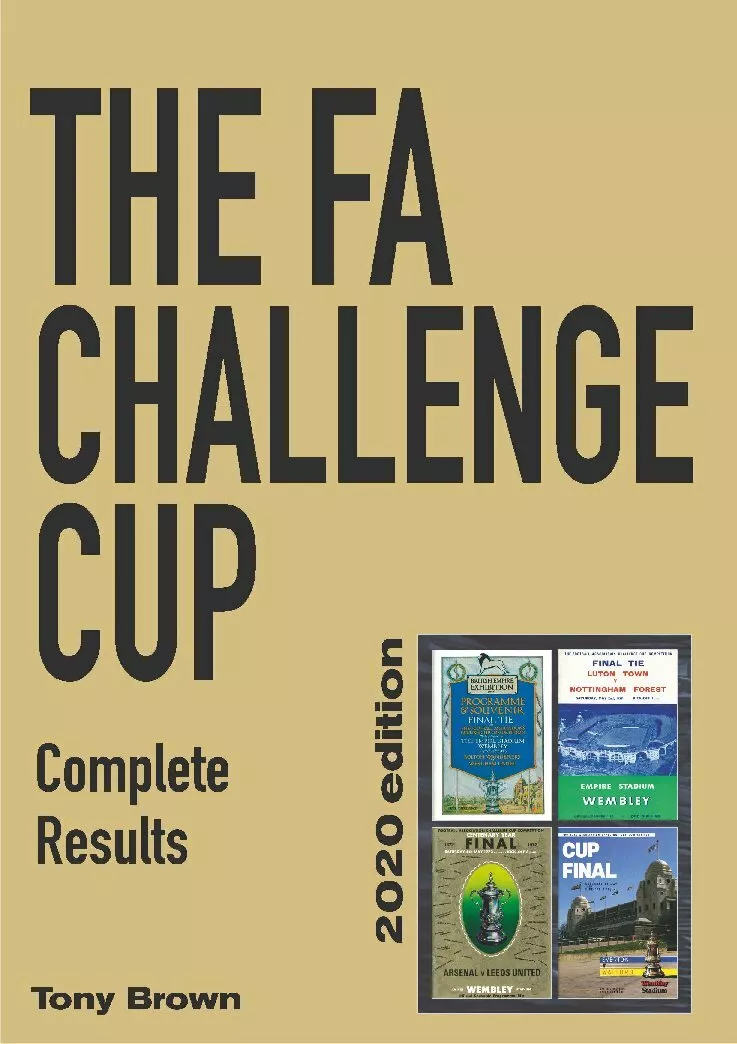 The F.A. Challenge Cup Complete Results 2020 Edition football
