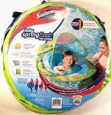 Green Baby Spring Float Sun Canopy Swim Step 1 Adjustable Canopy 50 UPF
