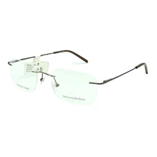 Naturally Rimless NR 356 Brown Eyeglass Frame 53 20 145