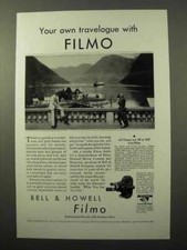 1930 Bell  Howell Filmo 70-D Movie Camera Ad 