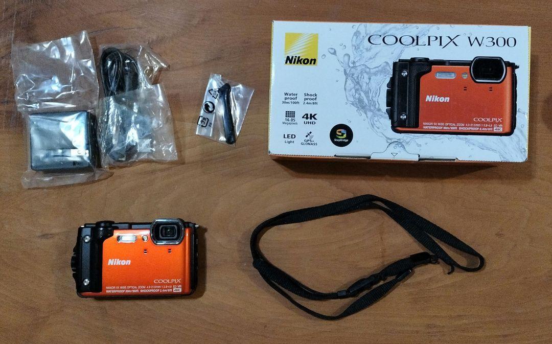 Nikon COOLPIX W300 防水カメラ ジャンク ニコン NIKON W300 イエロー ジャンク デジカメ Nikon COOLPIX