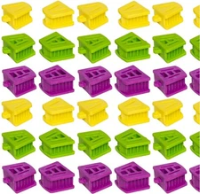 Silicone Dental Mouth Bite Blocks Props Small Medium Large for Teeth