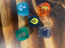Yu-Gi-Oh! - Hidden Arsenal: Season 3 Dice - Complete Set Of 5