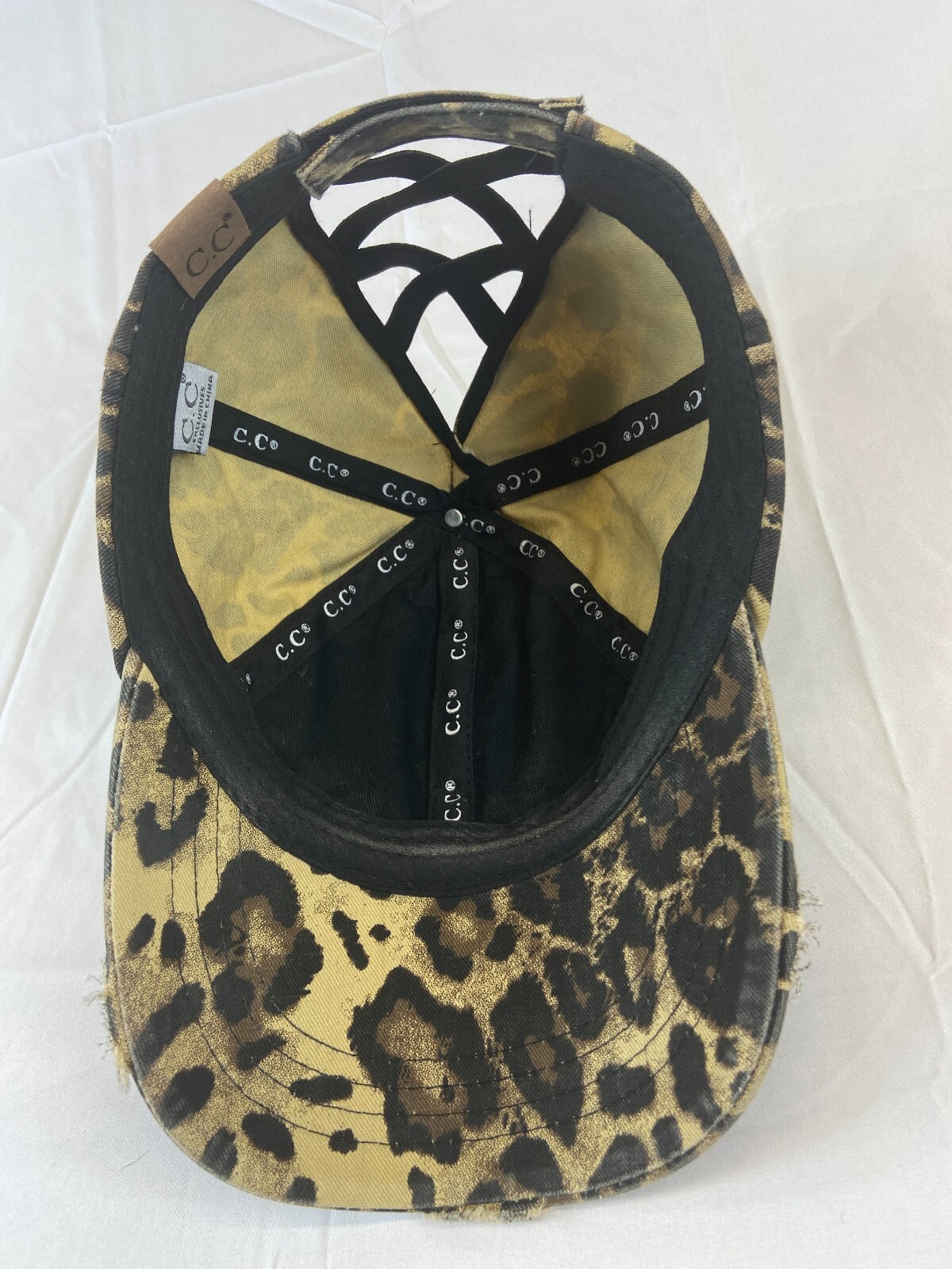 Womens Leopard Print Baseball Cap Strapback Hat P… - image 12