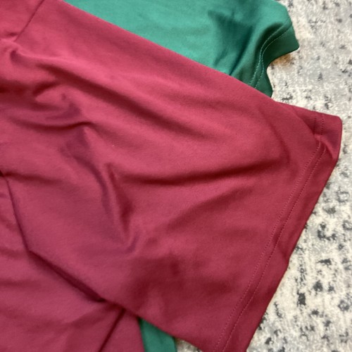 Lot Of 3 Adidas Polo primegreen 2XLT Recycled Polyester Premium Red Black Green - Picture 15 of 24