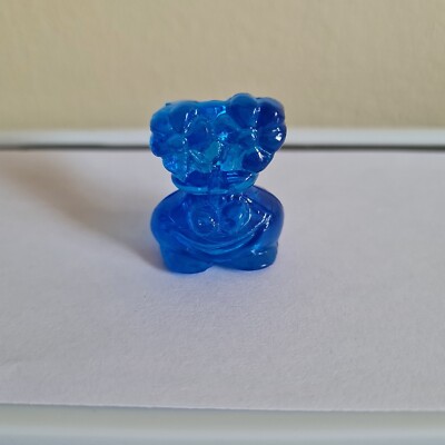 Gogo's Crazy Bones - PETALS (#97 Things Series) Gogos CLEAR DEEP BLUE