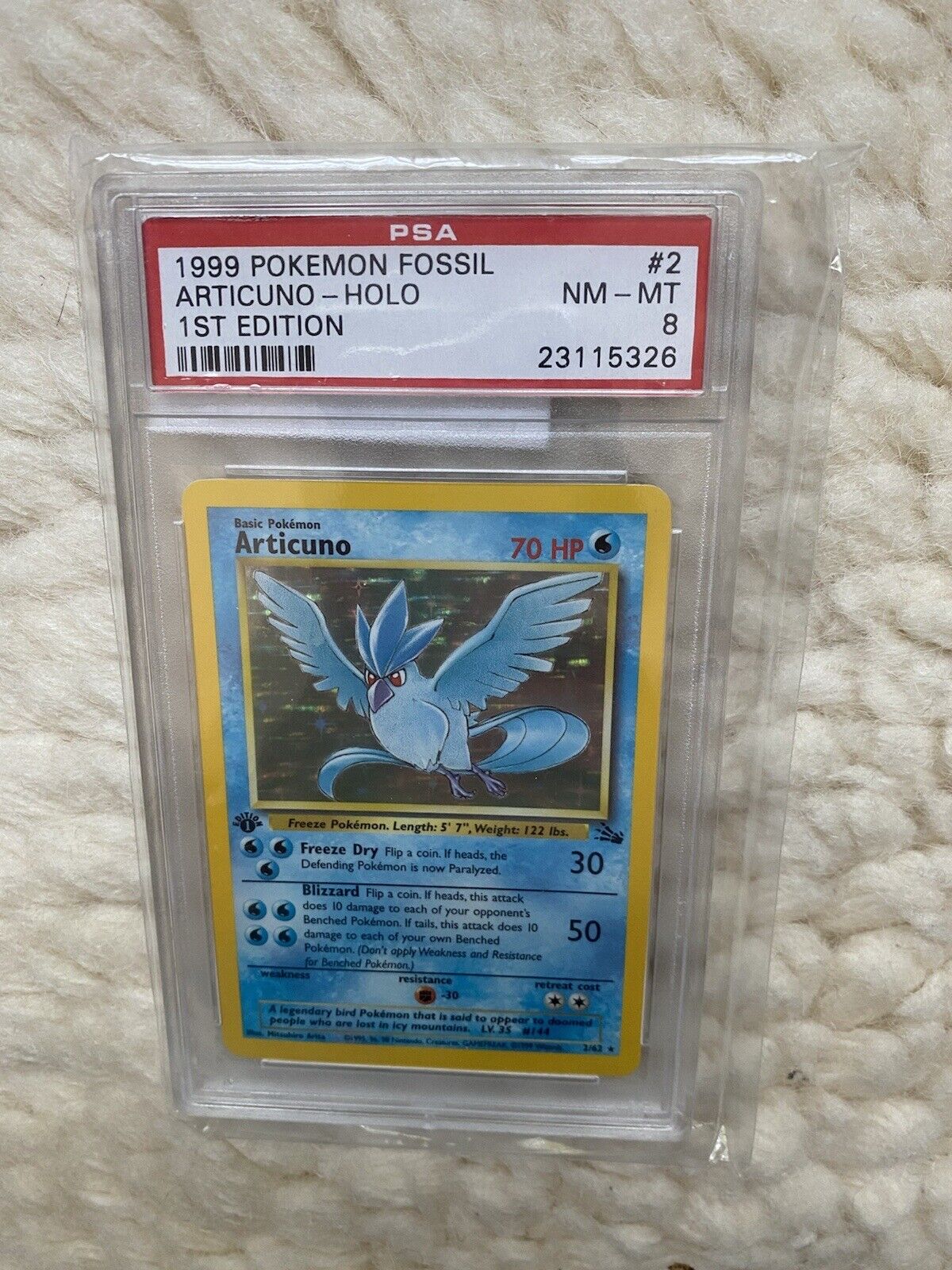  Pokemon - Articuno (2) - Fossil - Holo : Toys & Games