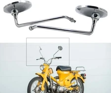 Motoparty Motorcycle Mirrors,Rear View Mirror, M10×1.25