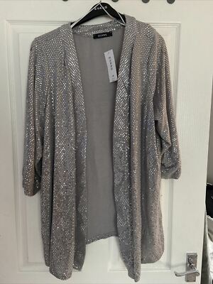 Evans Größe 26 glitzernde Überjacken nagelneu