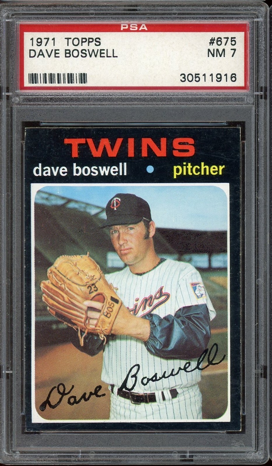 1971 Topps - High # Dave Boswell #675