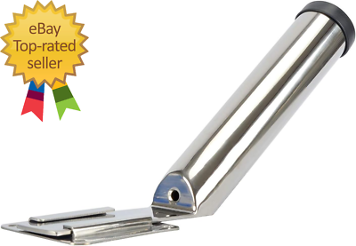Set of 2 Stainless Steel Slide Mount Removable Fishing Rod Holder | eBay