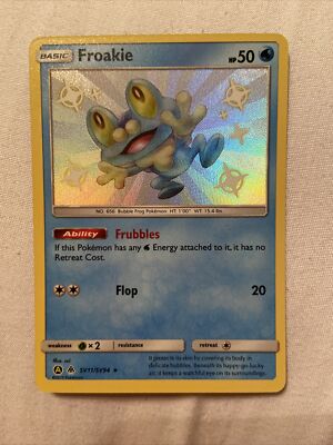 POKEMON TCG CARD Froakie SV11/SV94 Hidden Fates Shiny Vault 2019 Shiny Holo  - NM | eBay