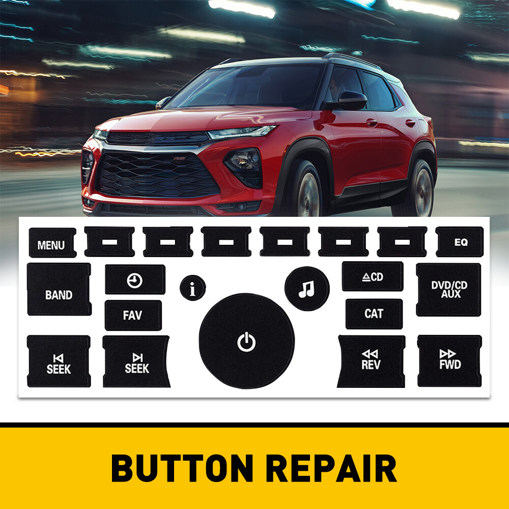 For GM GMC Radio+ A/C Climate Control Button Repair Decal Sticker Car Interior F