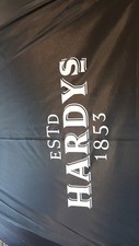 GENTS LUXURY HARDYS WINES BLACK UMBRELLA.RARE & COLLECTABLE.FROM AUSTRALIA