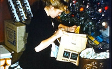 VTG 1959/62 8mm Home Movie Film Mid-Century Family Christmas Presents 5" Reel