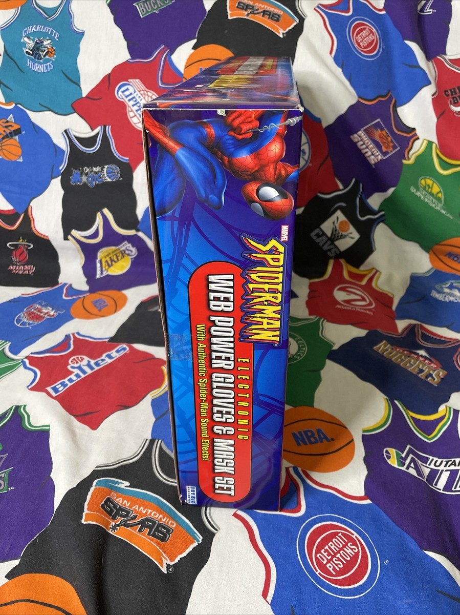 Marvel SPIDER-MAN Electronic Web Power Gloves Mask Toy Biz