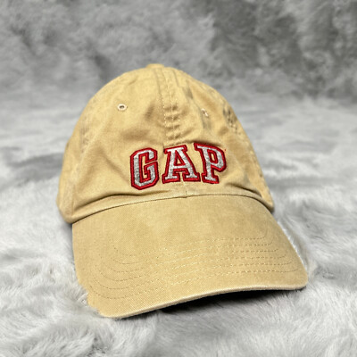Gap Hat Kids Large Beige Logo Athletic Youth Tennis Golf Gym Running