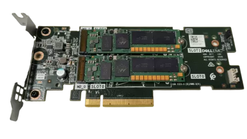 Dell 72WKY PCIe M.2 Boss S1 Storage Controller Card w/ 2x 240GB SSD Half Height