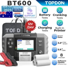 BT600 TOPDON High-Precision Battery Tester with Built-in Printing Function
