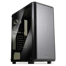 Zalman S4 Mid Tower ATX Desktop PC Case with 2 x 120mm Quiet Fans Preinstalled