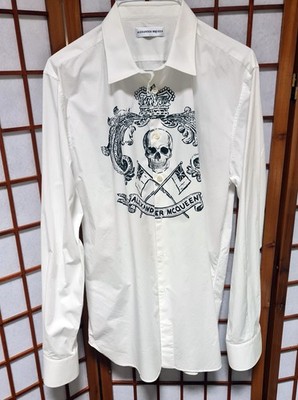 Alexander MCQUEEN Mc Queen Hemd Herren mens shirt white nochneu still new 54 K#