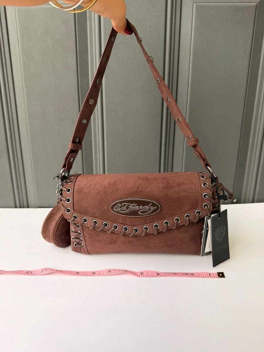 Ed Hardy Suede Exterior Bags & Handbags for Women for sale | eBay