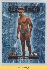 2023 Upper Deck AEW All Elite Wrestling Dazzlers Blue Ricky Starks READ 8tn