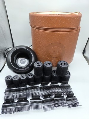 Cloud Nine The O Haarroller Set mit beheiztem Pod, Clips und Tragetasche 11 Rollen